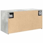 vidaXL Armoire murale de bain gris béton 60x25x30 cm bois d'ingénierie