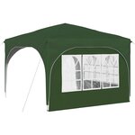 vidaXL Tente de fête pop-up 290 x 290 x 245 cm Vert