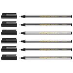 Feutre Fin 88 Noir Pointe Fine 0 6 mm x 6 EDDING