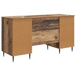 vidaXL Bureau Bois ancien 142 5 x 50 x 75 cm Bois d'ingénierie