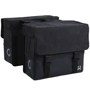 Willex Sacoches de vélo 48 L Noir mat et noir