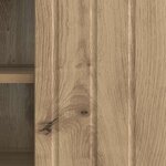 vidaXL Meuble TV 102 x 34 5 x 52 cm Chêne artisanal Bois d'ingénierie