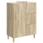 vidaXL Buffet Chêne Sonoma 66 x 34 5 x 90 cm Bois d'ingénierie