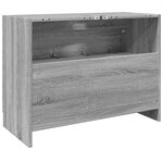vidaXL Armoire d'évier sonoma gris 78x37x59 cm bois d'ingénierie