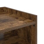 vidaXL Armoires de chevet 2 Pièces Chêne fumé 40 x 40 x 61 cm