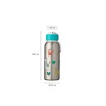 Mepal 107458065243 - Gourde isotherme flip-up Campus 350 ml Little Dutch - Flowers & butterflies