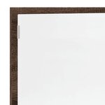 vidaXL Miroir de salle de bain à LED chêne marron bois d'ingénierie