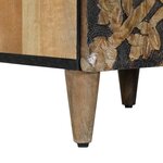 vidaXL Armoire de salle de bain avec tiroir Marron 38 x 33 5 x 160 cm