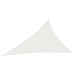vidaXL Voile d'ombrage 160 g/m² Blanc 4x5x6 8 m PEHD