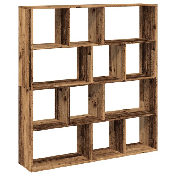 vidaXL Bibliothèque vieux bois 132x29x141 5 cm bois d'ingénierie