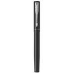 Parker vector xl stylo plume  laque noire métallisée sur laiton  plume moyenne  encre bleue  blister