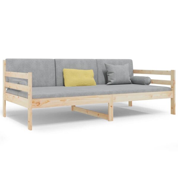 vidaXL Lit de jour sans matelas 90x190 cm bois de pin massif