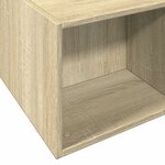 vidaXL Cadre de lit sans matelas chêne sonoma 120x200 cm