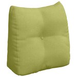 vidaXL Coussin de Dos Vert clair 45 x 24 x 50 cm tissu