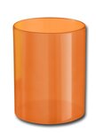 Pot à Crayon Plastique Orange ELAMI