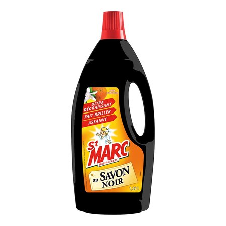St Marc Nettoyant Multi-Usages au Savon Noir et à la Fleur d’Oranger 1,25L (lot de 6)