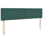 VidaXL Cadre de lit ottoman avec matelas vert foncé 160x200 cm velours