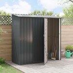vidaXL Cabanons de jardin Anthracite 203 x 85 5 x 200 cm Métал