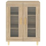 vidaXL Buffet chêne sonoma 69 5x34x90 cm bois d'ingénierie