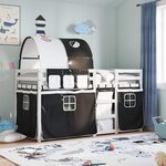 vidaXL Lit superposé sans matelas 90x190 cm bois de pin massif