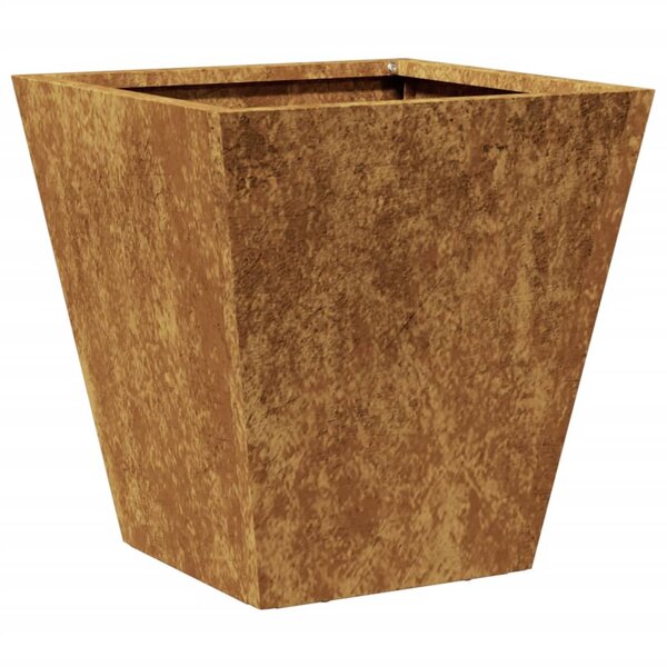 vidaXL Jardinière 30x30x30 cm acier corten