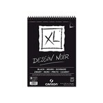 Bloc 40 Feuilles Spiralé XL Black A4 150g Noir CANSON