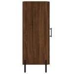 vidaXL Buffet Chêne marron 34 5x34x90 cm Bois d'ingénierie