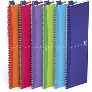 Oxford Cahier à spirale "My Colours", A4, ligné 180 pages, couleurs aléatoires