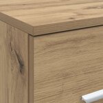 vidaXL Meuble de Salle de Bain In-between Chêne artisanal