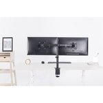 Newstar support de bureau réglable de 2 moniteurs 10"-32" 4-46 cm noir