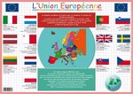 Sous-main et Set de table éducatif 30x42 Plastifié, effaçable 'l'Union Européenne' ARIS EDITIONS