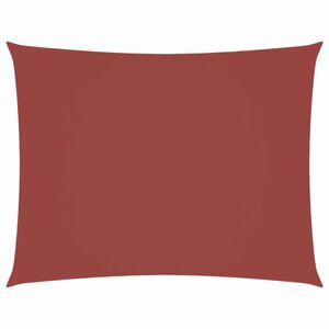 vidaXL Voile de parasol tissu oxford rectangulaire 2x3 5 m terre cuite