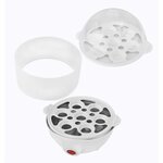 KALORIK TKGEK1001 Cuit-oeufs - 350 W - Capacité 14 oeufs - Signal sonore de fin de cuisson - Blanc et transparent