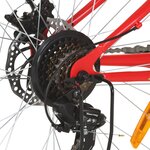 vidaXL Vélo de montagne 21 vitesses Roues de 26 pouces 42 cm Rouge