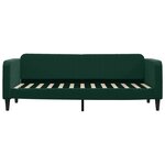 vidaXL Lit de jour avec matelas vert foncé 80x200 cm velours