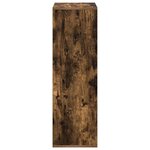 vidaXL Buffet avec tiroir Chêne fumé 35 x 32 x 99 5 cm