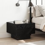 vidaXL Armoire de rangement Chêne noir 40 x 40 x 30 cm