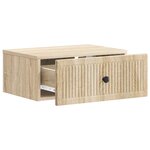 vidaXL Cabinet de chevet 2 Pièces Chêne Sonoma 49 x 34 5 x 20 cm