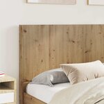 vidaXL Tête de lit Chêne artisanal Bois d'ingénierie