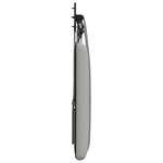 vidaXL Tête de lit suspendue Gris nuage Tissu