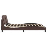 vidaXL Cadre de lit sans matelas marron 180x200 cm similicuir