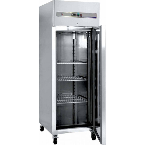 Armoire refrigeree inox  1 porte  gaz r290a - r290 - acier inoxydable1730pleine x830x2010mm