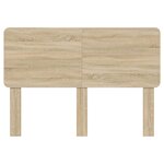 vidaXL Tête de lit Chêne Sonoma 140 cm Bois d'ingénierie