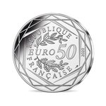 Pièce de monnaie 50 euro France 2020 argent – Schtroumpf Gourmand