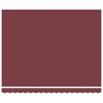vidaXL Auvent semi-cassette électrique Rouge bordeaux 400x300 cm