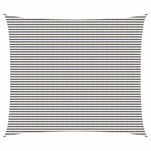 vidaXL Voile d'ombre Gris clair et blanc 6 x 8 m HDPE