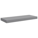 vidaXL Étagères murales flottantes 4 Pièces Gris 60x23 5x3 8 cm MDF
