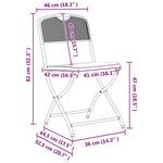 vidaXL Ensemble de meubles d'extérieur 7 Pièces Anthracite Fer et Acier