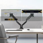 Onkron g200 blk support de bureau pour deux écrans pc de 13 à 32 pouces noir