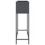 vidaXL Bac de jardin surélevé Anthracite 100 x 26 x 82 cm Acier